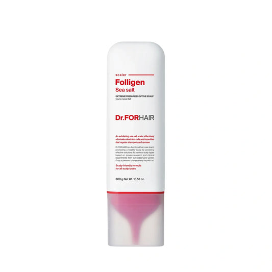 Пілінг для шкіри голови з частинками солі з мертвого моря Dr.FORHAIR Sea Salt Scaler