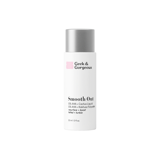 Ексфоліант з AHA кислотами та екстрактом кактуса Geek & Gorgeous Smooth Out, 30 ml