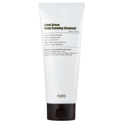 Пінка для очищення шкіри Purito Seoul From Green Deep Foaming Cleanser, 150 ml