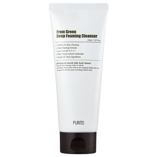 Пінка для очищення шкіри Purito Seoul From Green Deep Foaming Cleanser, 150 ml