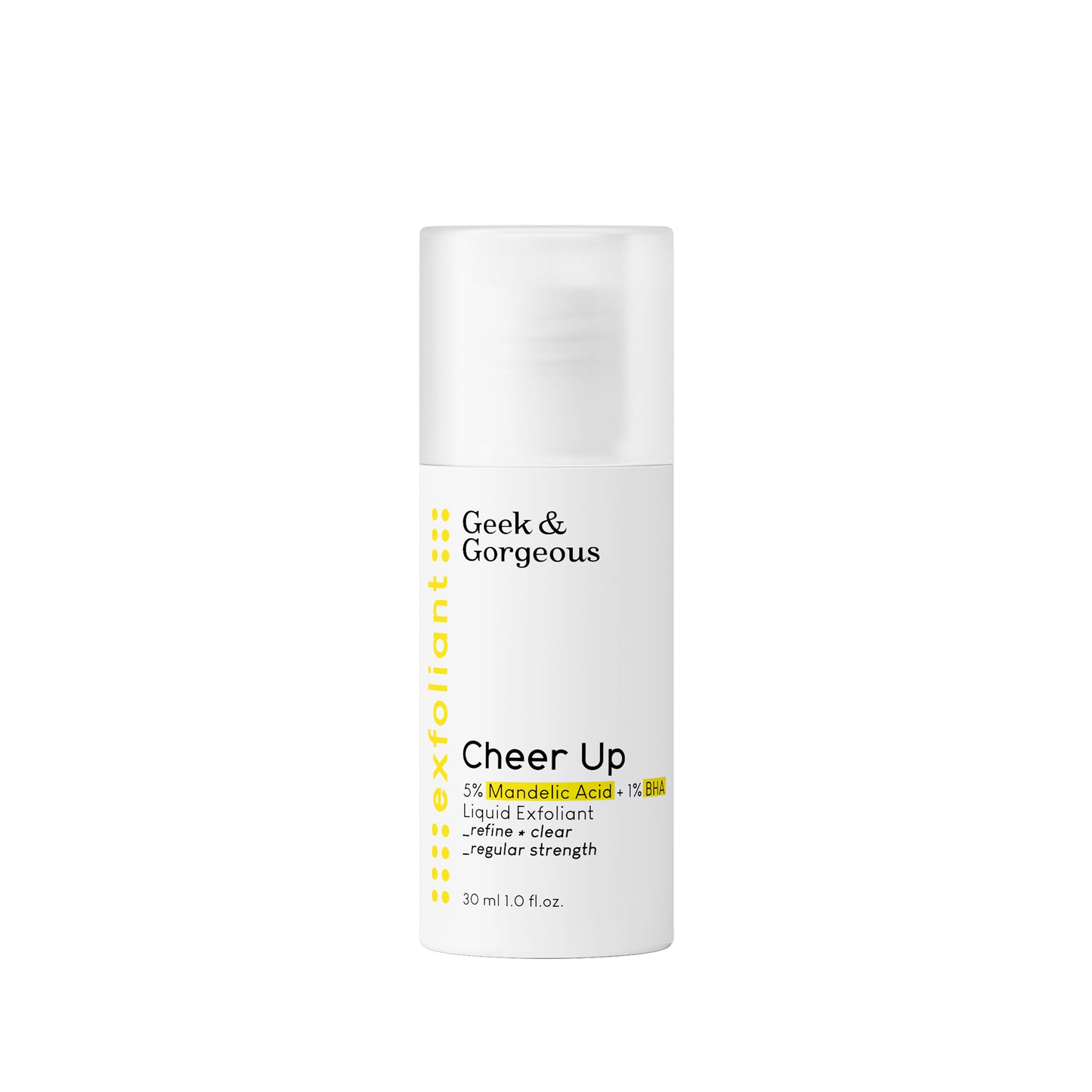 Ексфоліант з мигдальною та саліциловою кислотами Geek & Gorgeous Cheer Up, 30 ml