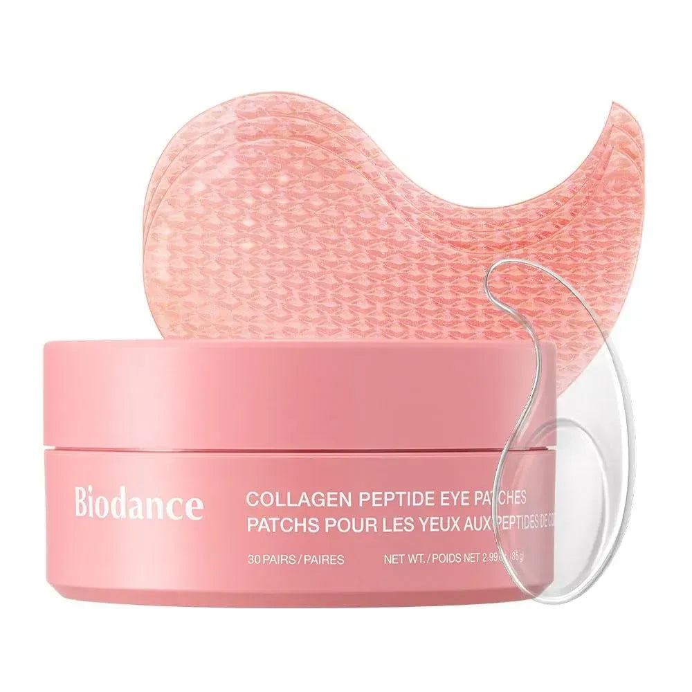 Гідрогелеві патчі для шкіри навколо очей Biodance Collagen Peptide Eye Patches, 30 пар