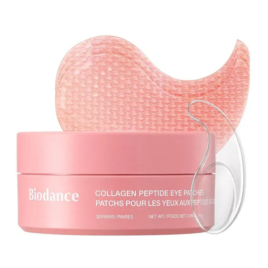 Гідрогелеві патчі для шкіри навколо очей Biodance Collagen Peptide Eye Patches, 30 пар