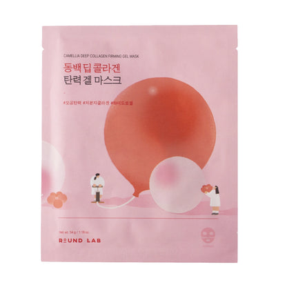 Гелева маска з колагеном ROUND LAB Camellia Deep Collagen Firming Gel Mask, 34 ml