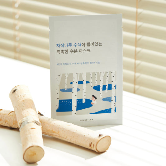 Зволожувальна тканинна маска з березовим соком ROUND LAB Birch Juice Moisturizing Mask Sheet, 25 ml