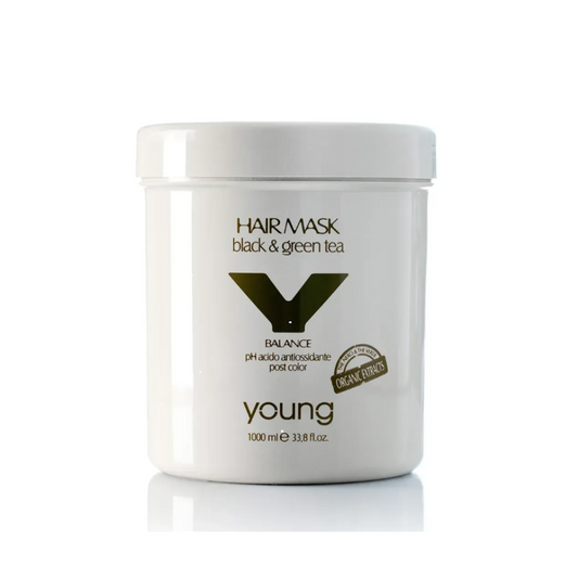 Маска для волосся YOUNG Balance Black & Green Tea Hair Mask, 1000 ml