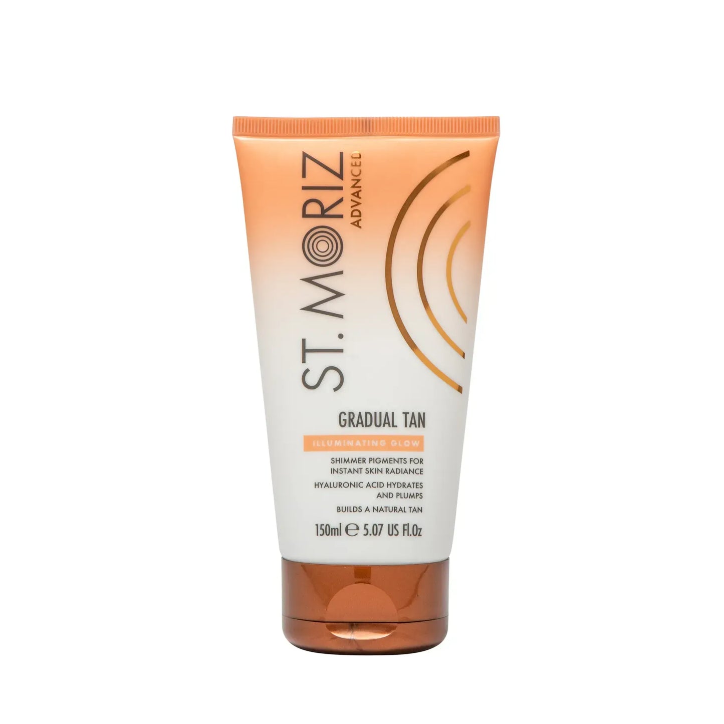 Лосьйон для поступового прояву автозасмаги з шимером St.Moriz Advanced Illuminating Gradual Tan Lotion, 150ml