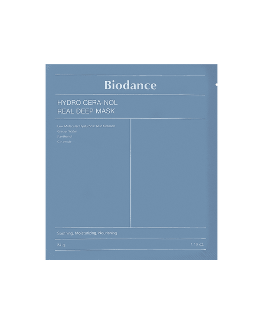 Відновлювальна гідрогелева маска з керамідами Biodance Hydro Cera-Nol Real Deep Sheet Mask, 34g