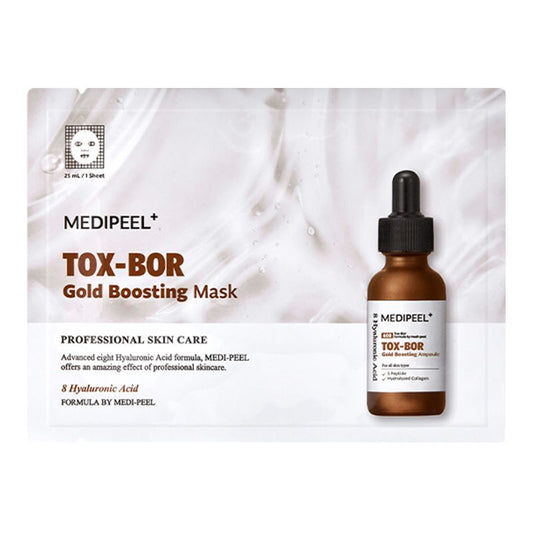 Тканинна маска для підвищення пружності шкіри Medi-Peel Tox-bor Gold Boosting Mask, 25ml