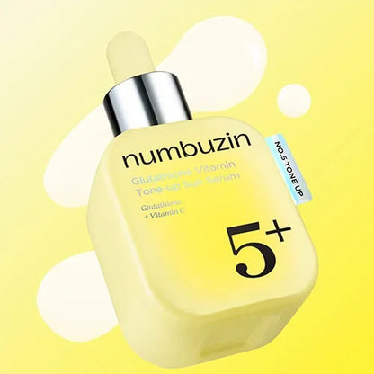 Сонцезахисна освітлювальна сироватка для обличчя з глутатіоном Numbuzin Glutathione Vitamin Tone Up Sun Serum, 30 ml