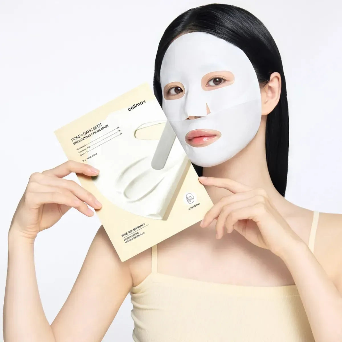Освітлювальна крем-маска для обличчя Celimax Pore+ Dark Spot Brightening Cream Mask, 20 g
