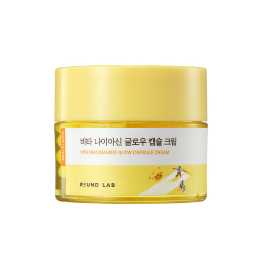 Освітлювальний крем з капсулами ROUND LAB Vita Niacinamide Glow Capsule Cream, 50 ml