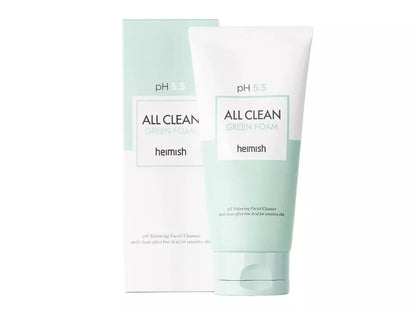 Гель для вмивання з pH 5.5 Heimish All Clean Green Foam, 150 ml