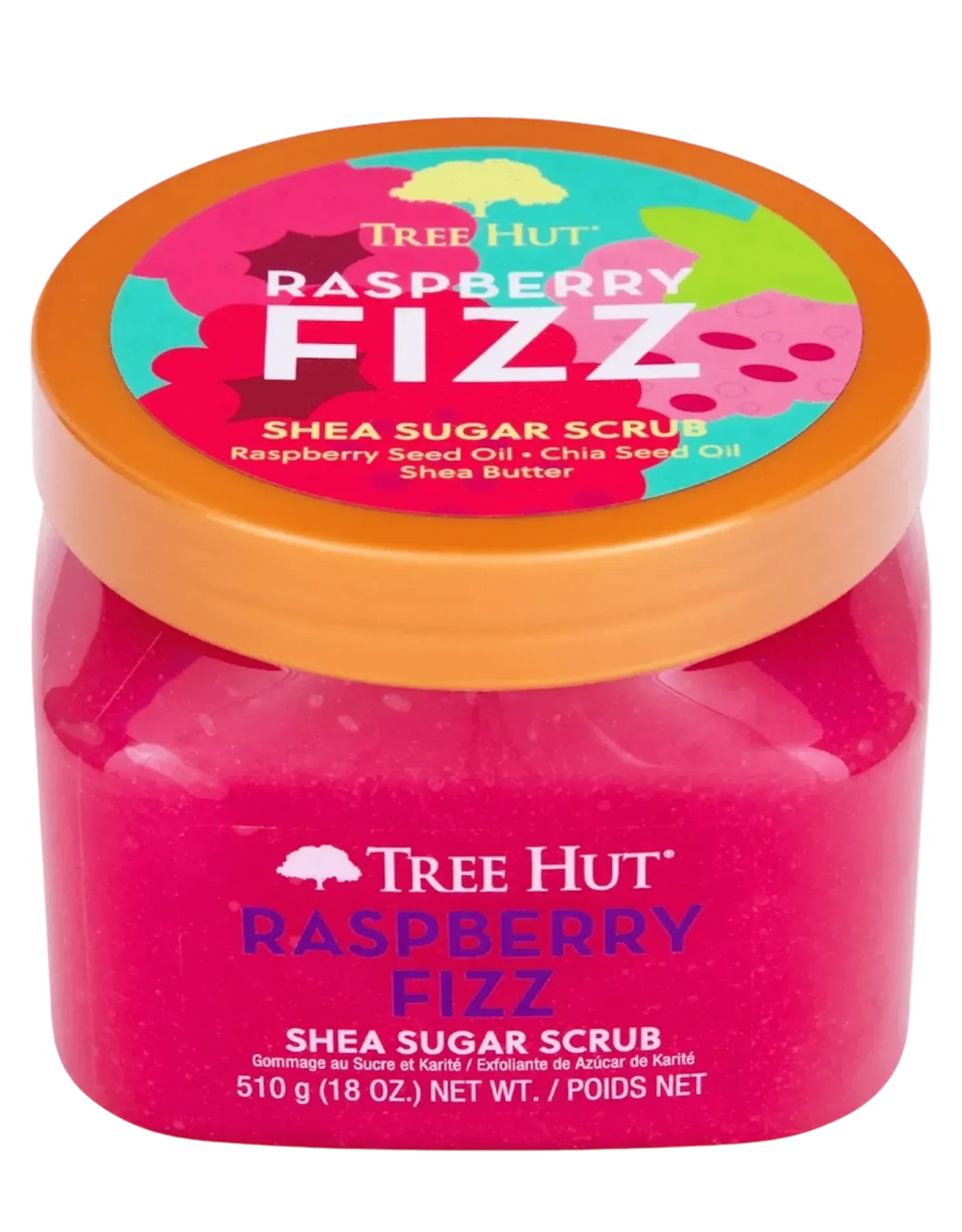 Скраб для тіла Tree Hut Raspberry Fizz Sugar Scrub, 510g