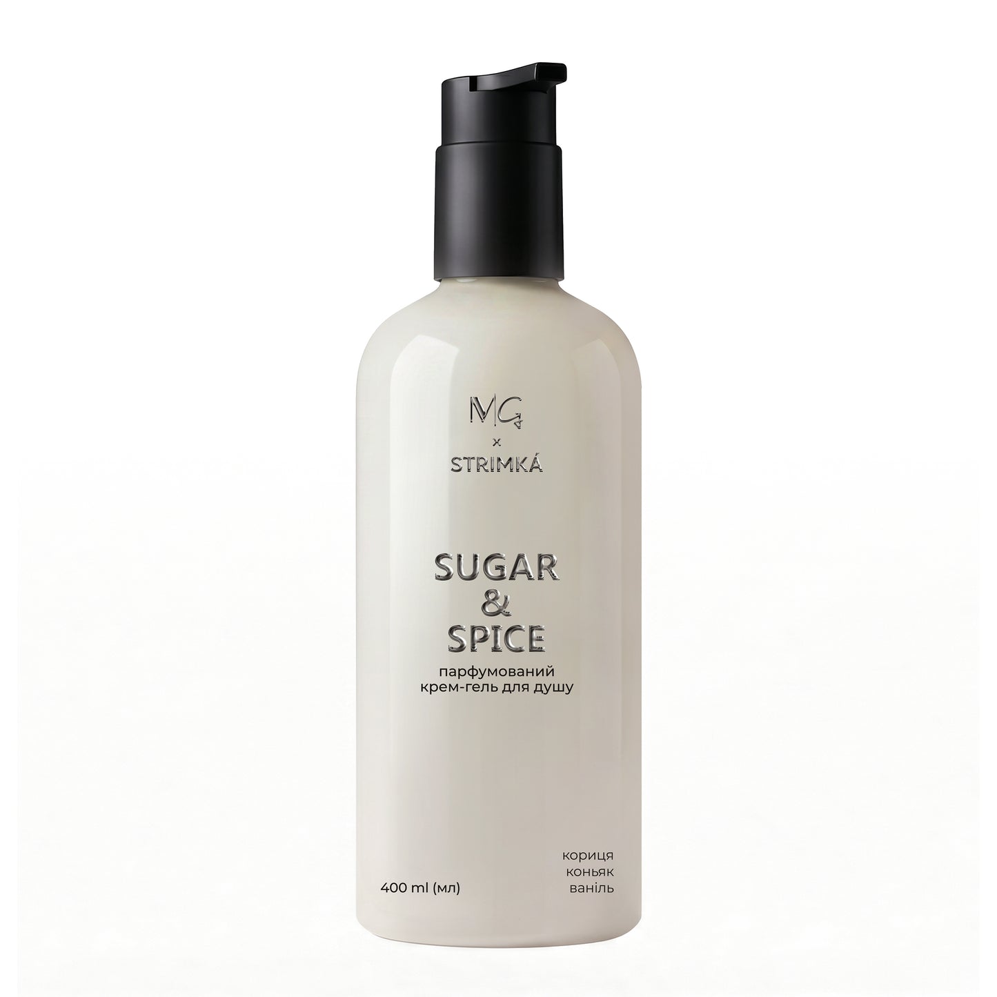 Крем-гель парфумований для душа "Sugar & Spice" MG & STRIMKA, 400 ml