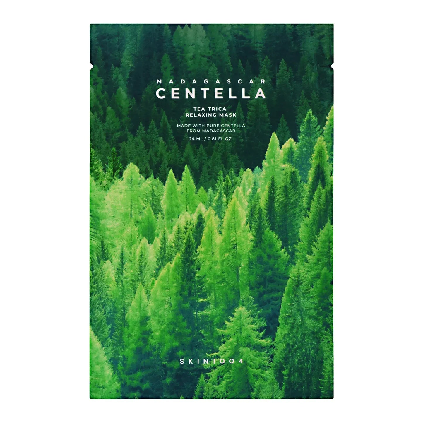 Тканинна маска для обличчя Skin 1004 Madagascar Centella Tea-Trica Relaxing Mask, 24 ml