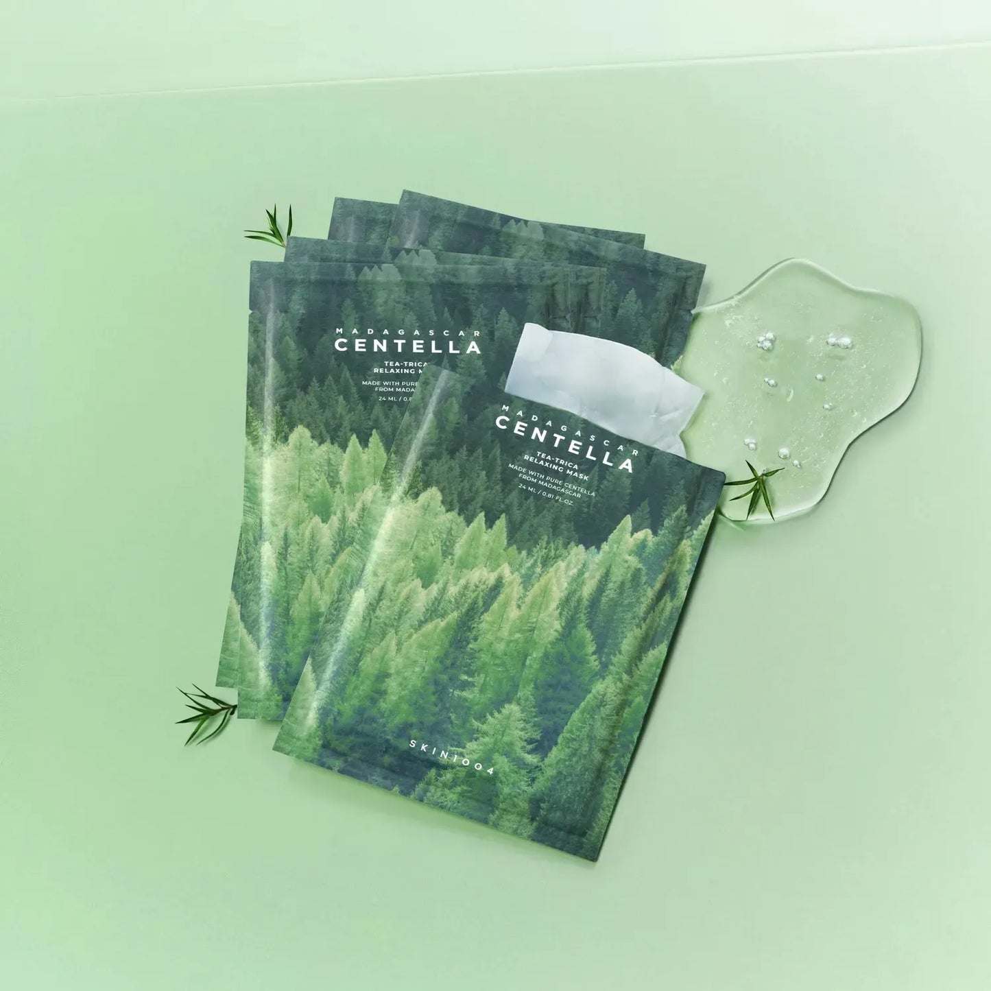 Тканинна маска для обличчя Skin 1004 Madagascar Centella Tea-Trica Relaxing Mask, 24 ml