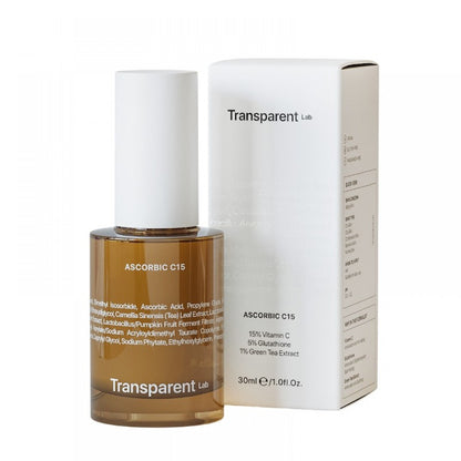 Освітлювальна сироватка Transparent Lab Ascorbic C15, 30 ml