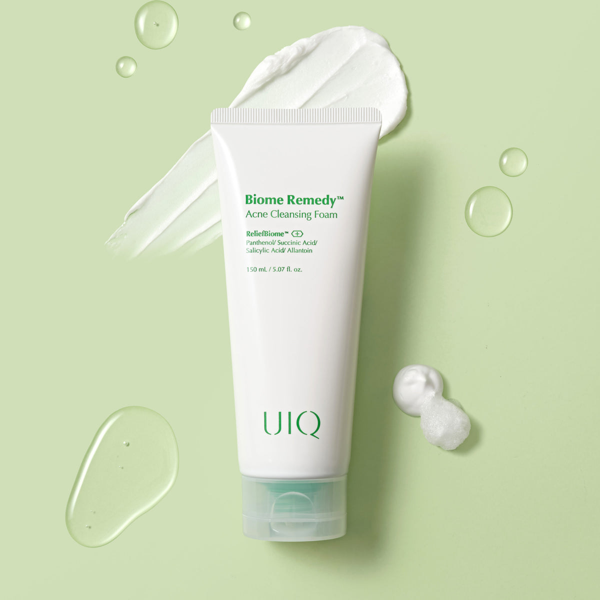 Пінка для вмивання UIQ Biome Remedy™ Acne Cleansing Foam, 150 ml