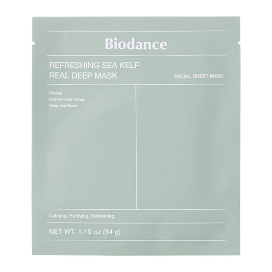 Гідрогелева маска для обличчя Biodance Refreshing Sea Kelp Real Deep Mask, 34g