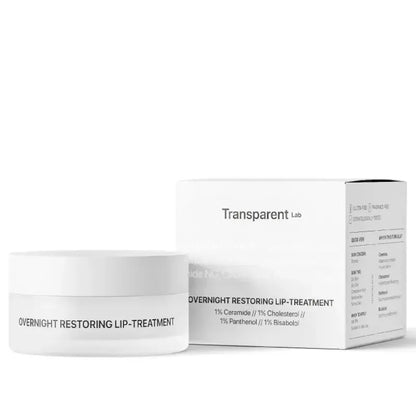 Відновлювальний бальзам для губ Transparent-Lab Overnight Restoring Lip-Treatment, 15 ml