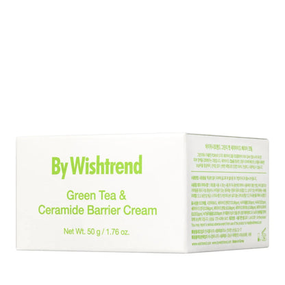 Відновлювальний крем із зеленим чаєм та церамідами By Wishtrend Green Tea Ceramide Barrier Cream 50g