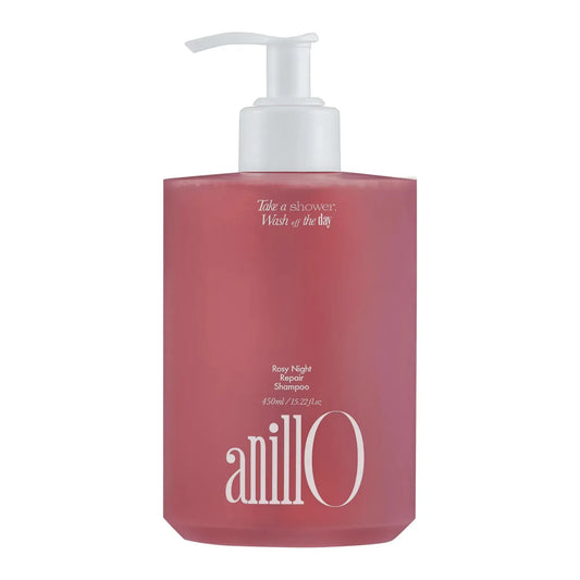 Відновлювальний  шампунь ANILLO Rosy Night Repair Shampoo, 450 ml