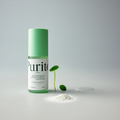 Заспокійлива сироватка з центелою без ефірних олій Purito Seoul Wonder Releaf Centella Serum Unscented, 60 ml