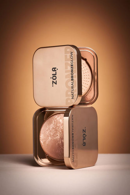 Бронзер ZOLA Natural Bronze Glow 01 Ніжна мармурова бронза Nude Marble Bronze